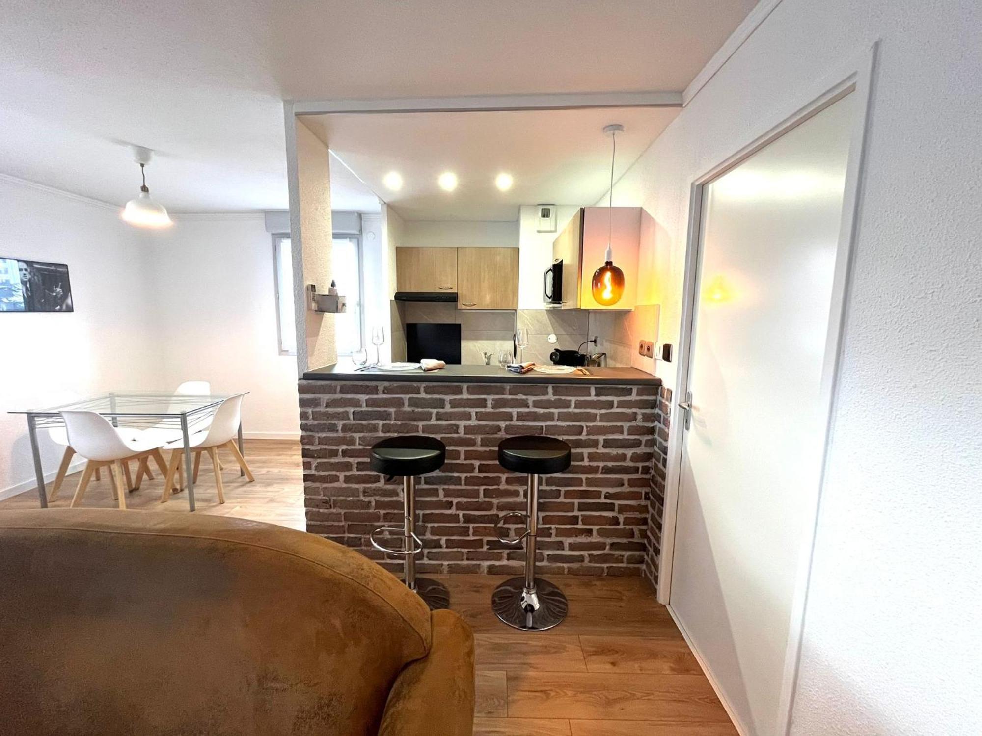 Apartment Coquet T2 A 10 Minutes De L'aeroport